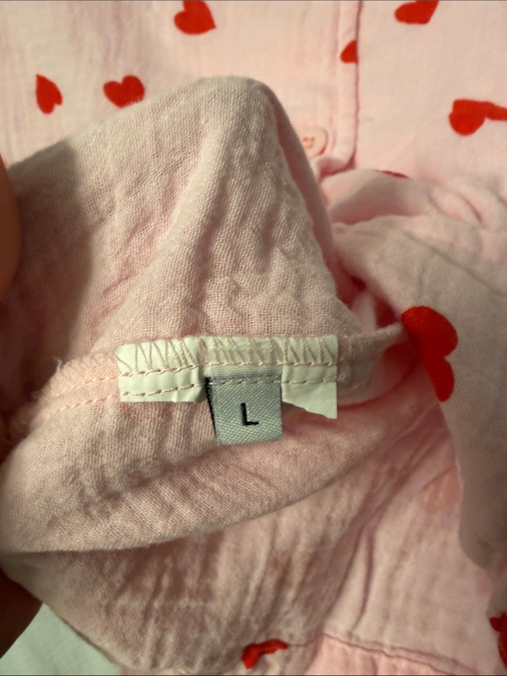Women’s Pink Heart-Print Pajama Set - Picture 2 of 8